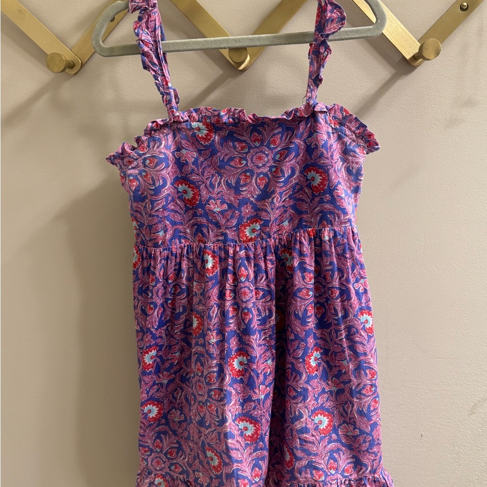 Vineyard Vines Toddler Girl Pink and Purple Floral Dress. 3T